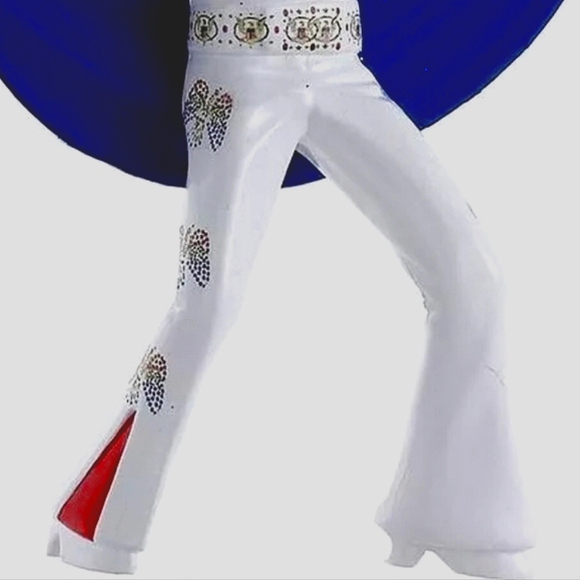 Elvis Presley On Tour 1972 White Caped and Jumpsuit with Red Scarve Keepsake… - Picture 7 of 13